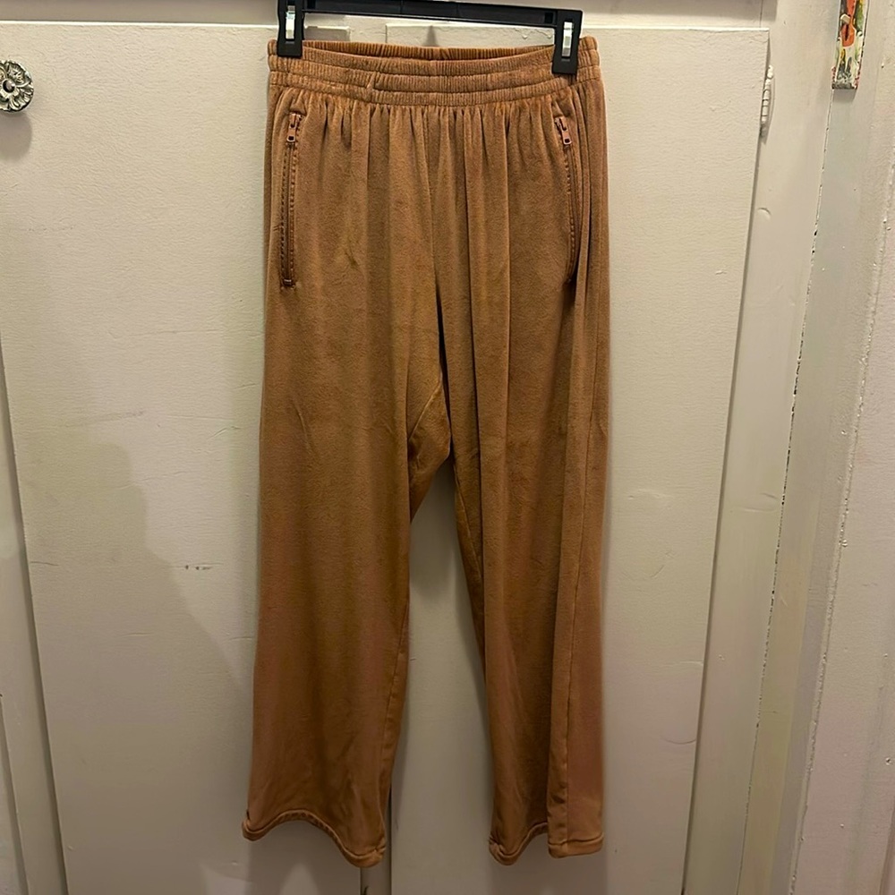 Slims straight, wide leg , velour pants
